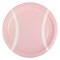 Pink Tennis Ball Paper Plates - Set of 8 | Fun Disposable Plates for Tennis Birthdays, Sports Parties & Events